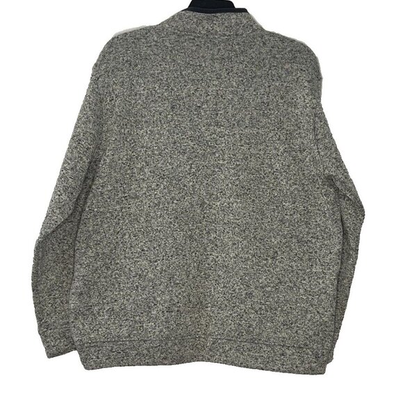 Eddie Bauer Radiator Fleece Snap Mock Neck Pullover Sweater Men's XXL Gray - Picture 7 of 12